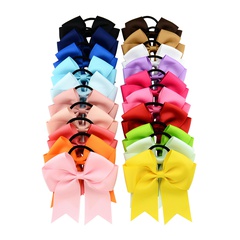 Fashion jewelry ribbed ribbon fishtail bow hair tie children's headdress wholesale