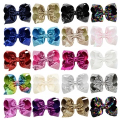 European and American sequined hair bow hairpin European and American cute baby hairpin