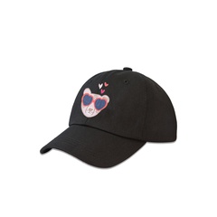 Wide-brimmed visor hat cute leopard baseball cap