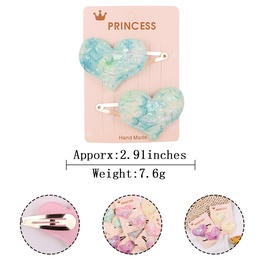 European and American childrens hair accessories color sequin hairpinpicture7