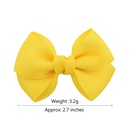 Fashion childrens bow hairpin headdress solid color flower multicolor hairpin  NHYLX579100picture7