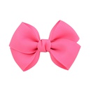 Fashion childrens bow hairpin headdress solid color flower multicolor hairpin  NHYLX579100picture9