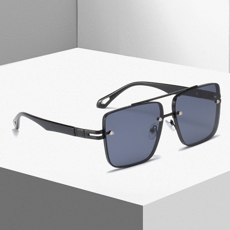 Rimless sunglasses ladies double beam sunglasses wholesale's discount tags