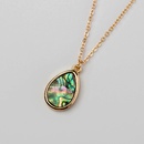 natural color abalone shell dropshaped pendant personality necklacepicture3