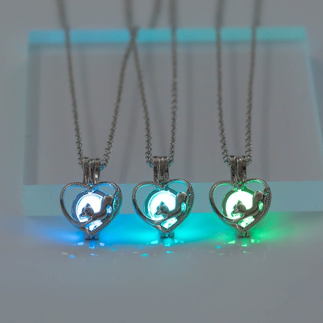 pendentif lumineux créatif accessoires personnalité collier en cuivre's discount tags
