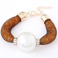 trendiges schlichtes elegantes groes Perlen glnzendes Temperament bertriebenes Armbandpicture9