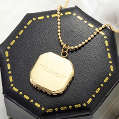 Letter love Pendant Simple Sweet Clavicle Chain necklace