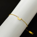 Moon bracelet female stainless steel 14K real gold plated simple bracelet wholesalepicture10