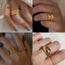 fashion European Wide Womens Ring Brass Exaggerated Ringpicture3