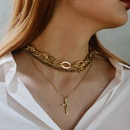 Personalized Cross Pendant Clavicle Chain Titanium Steel Necklacepicture8