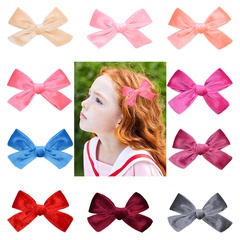 European and American new children's headdress flannel hairpin creative bow hairpin