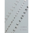 European and American tassel fivepointed star bell heartshape titanium steel necklacepicture10