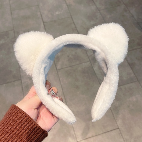 Nouveau bandeau mignon oreilles de chat bandeau en peluche épingle à cheveux en gros's discount tags