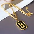 European and American fashion letter stainless steel necklace long personality necklacepicture6