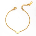 Moon bracelet female stainless steel 14K real gold plated simple bracelet wholesalepicture12
