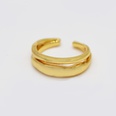 fashion European Wide Womens Ring Brass Exaggerated Ringpicture15