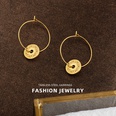fashion circleshaped awn star stainless steel fashion geometric earringspicture15