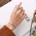 light luxury zircon splicing necklace bracelet set titanium steel 18K real gold plated jewelrypicture14