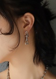 Ushaped horseshoe buckle necklace female earrings titanium steel 18k gold jewelrypicture13