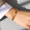 collier chane dore exagre bracelet europen et amricain bijoux en acier titanepicture12