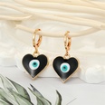 retro ethnic style color dripping oil triangle heart eye earringspicture18