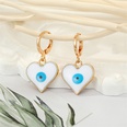 retro ethnic style color dripping oil triangle heart eye earringspicture19