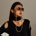 European and American personality fashion geometric glasses chain simple beaded antilost mask chain femalepicture13