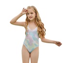childrens onepiece swimsuit European American tiedye bikinipicture15