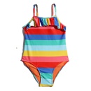 childrens color striped onepiece swimsuit conservative swimsuitpicture10