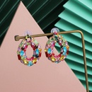 exaggerated geometric round female fashion color earringspicture7