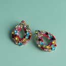 exaggerated geometric round female fashion color earringspicture8