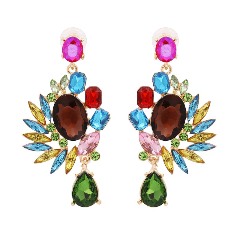 exaggerated personality geometric earrings wholesale