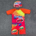 onepiece shortsleeved digital printing fivepoint boy swimsuitpicture19