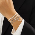 geometric snake bone chain jewelry hip hop star ring copper braceletpicture11