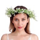 creative garland green plastic grass seaside holiday party headwearpicture19