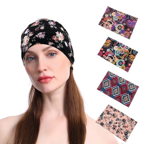 bohemian headband ladies wash hair accessories wide headband's discount tags
