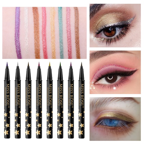 fashion colorful not easy to smudge matte waterproof eyeliner pen's discount tags