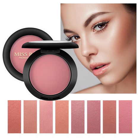 fashion 12-color blusher rosy matte blush naturally brightens the complexion rouge's discount tags