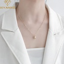 Fashion little ball clavicle chain simple copper necklace wholesalepicture6