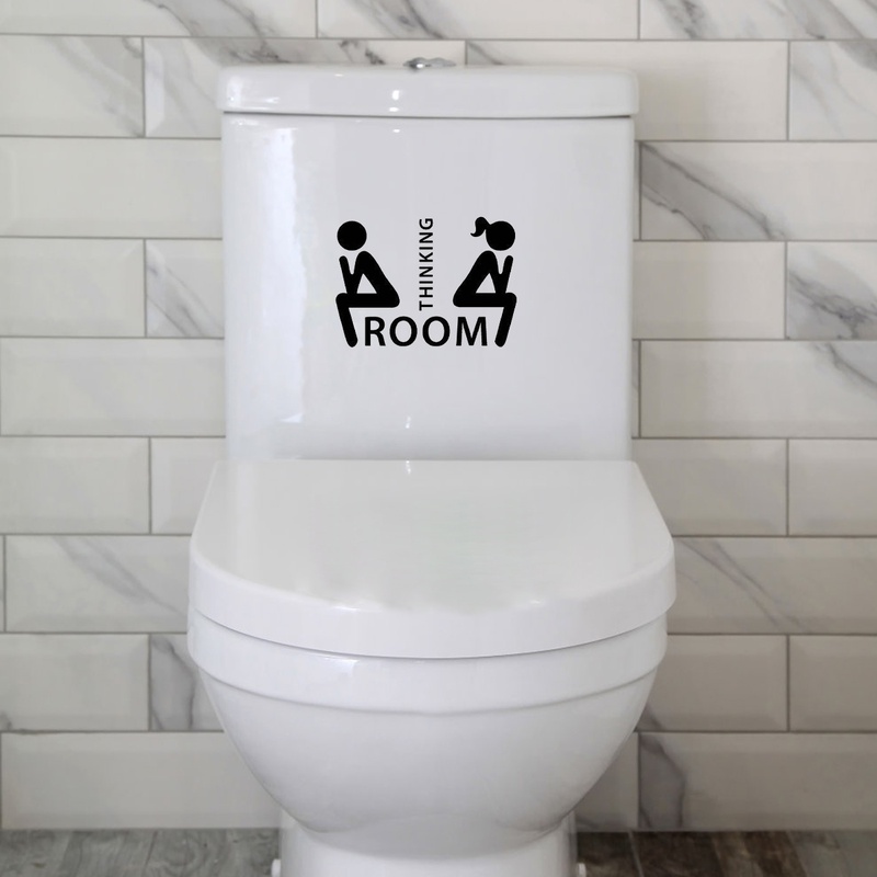 Grohandel 3pcs Thinking Room Toilettendeckel Aufkleber