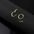 Snakeshaped simple fashion trend stainless steel earringspicture8
