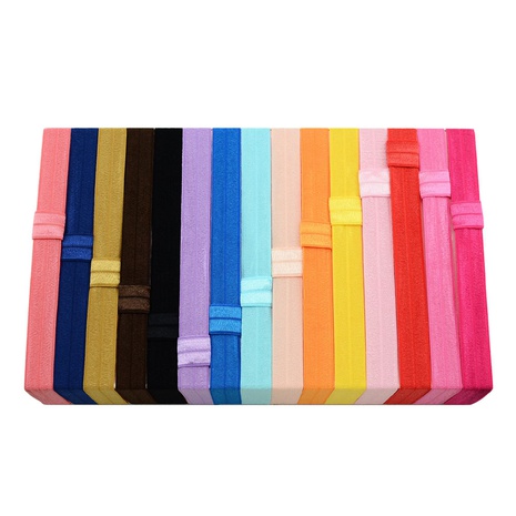 Bandeau élastique multicolore pour enfants en Europe et aux États-Unis de 1,5 cm's discount tags