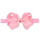 European and American childrens handmade solid color Alice flower bow baby headbandpicture6