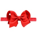 European and American childrens handmade solid color Alice flower bow baby headbandpicture7