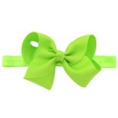 European and American childrens handmade solid color Alice flower bow baby headbandpicture8