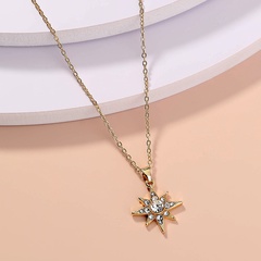 European and American simple fashion sky star necklace light luxury clavicle chain