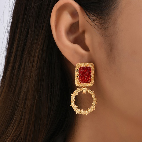 rice beads electroplating geometric earrings earrings ear jewelry's discount tags