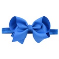 European and American childrens handmade solid color Alice flower bow baby headbandpicture15