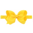 European and American childrens handmade solid color Alice flower bow baby headbandpicture19