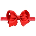 European and American childrens handmade solid color Alice flower bow baby headbandpicture21